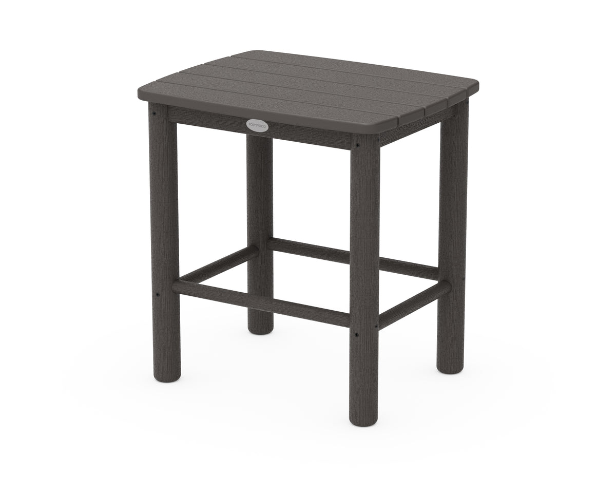 POLYWOOD McGavin Side Table in Vintage Coffee