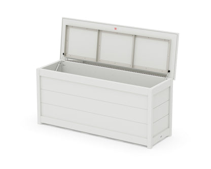 POLYWOOD 68" Storage Box Table in White