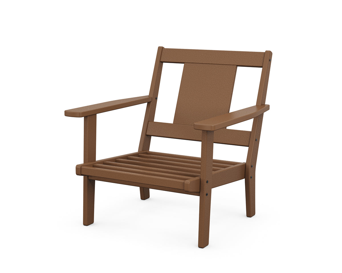 POLYWOOD Prairie Deep Seating Chair Frame in Teak