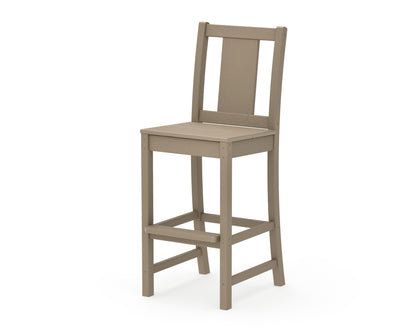 POLYWOOD Prairie Bar Side Chair in Vintage Sahara