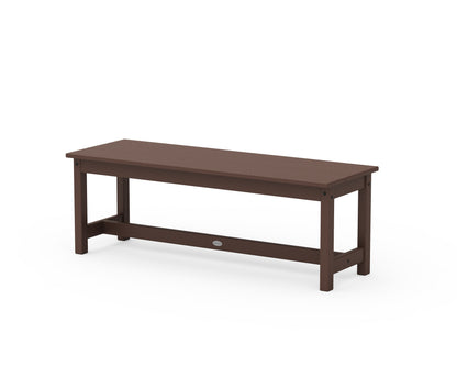 POLYWOOD 48" Planter Bench in Mahogany