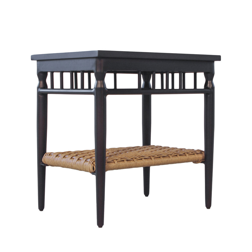 Lloyd Flanders Low Country 24" Rectangular End Table, lifestyle photo 1