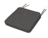 POLYWOOD Chinoiserie Arm Chair Seat Cushion in Ash Charcoal