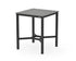 POLYWOOD Main Street 36 x 36 Bar Table in Black / Slate Grey