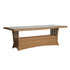 Lloyd Flanders Magnolia 84" Rectangular Umbrella Dining Table, lifestyle photo 1