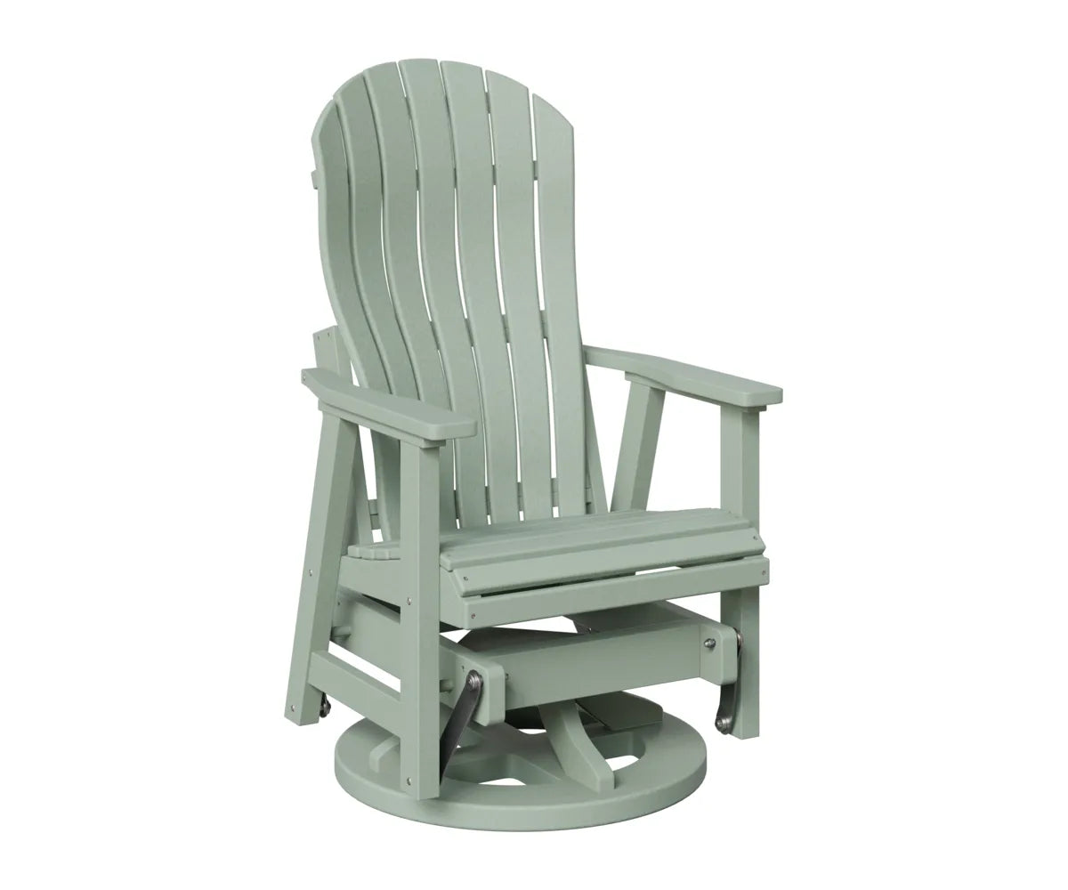Berlin Gardens Contour Swivel Glider in Sea Foam