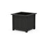 POLYWOOD Acadia Large Square Planter Box in Black