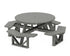 POLYWOOD Park 53" Octagon Table in Slate Grey