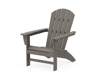 POLYWOOD Nautical Adirondack Chair in Driftwood