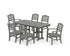 POLYWOOD Savannah 7-Piece Dining Set in Slate Grey