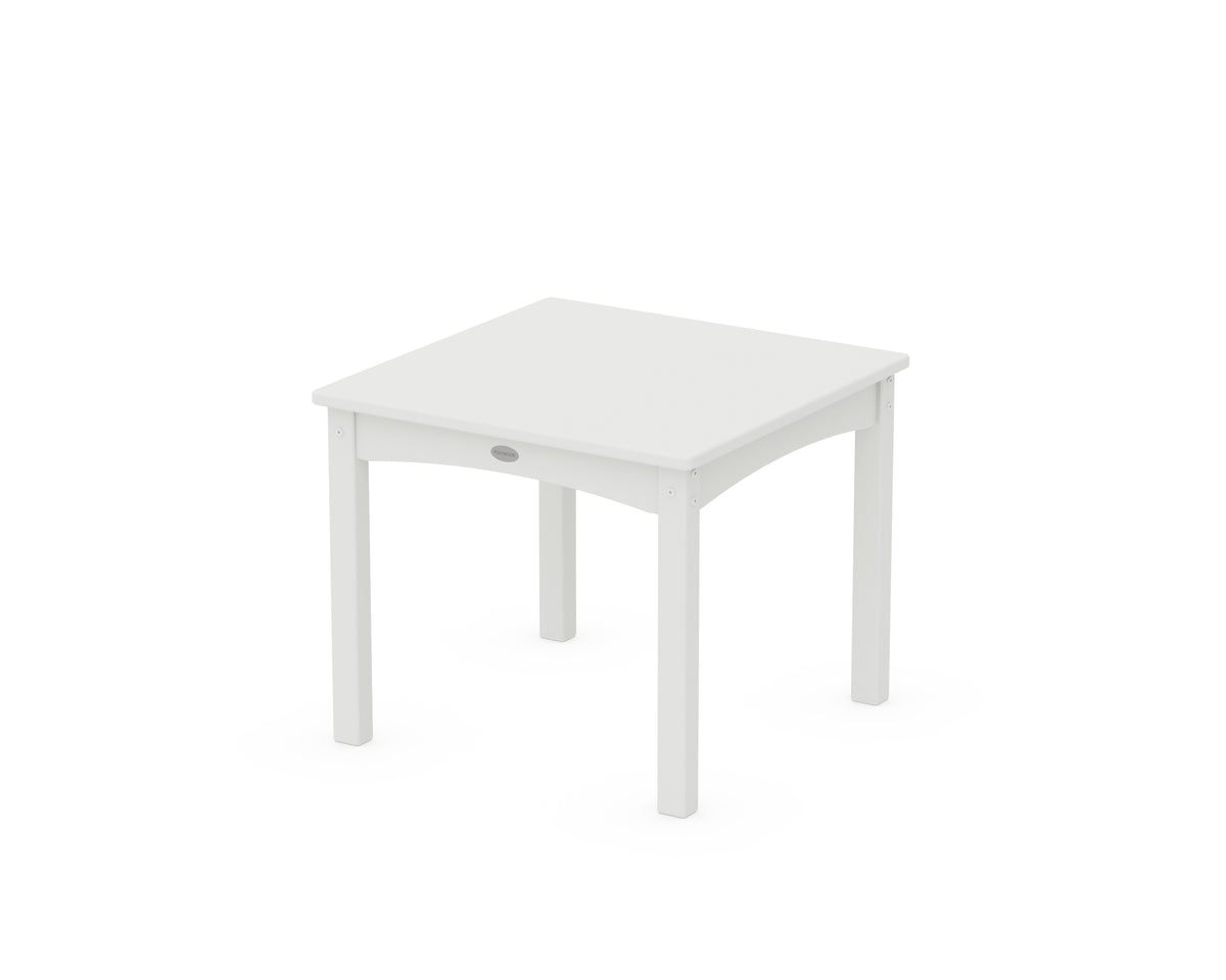 POLYWOOD Toddler 24" Dining Table in Vintage White