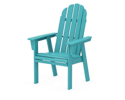 POLYWOOD Vineyard Curveback Adirondack Dining Chair in Aruba