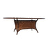 Lloyd Flanders Grand Traverse 84" Oval Umbrella Dining Table, lifestyle photo 1