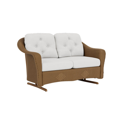 Lloyd Flanders Reflections Loveseat Glider, lifestyle photo 1