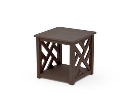 POLYWOOD Chippendale Accent Table in Kona
