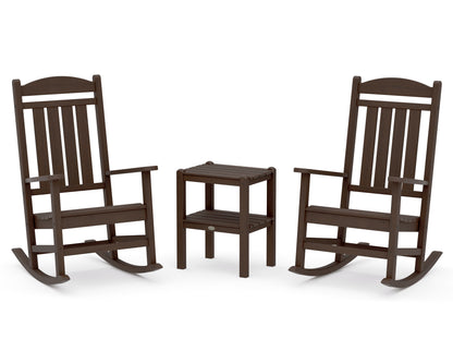 POLYWOOD Presidential 3-Piece Rocker Set in Kona