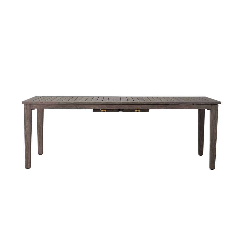Lloyd Flanders Frontier 86-110" Butterfly Umbrella Dining Table, lifestyle photo 3