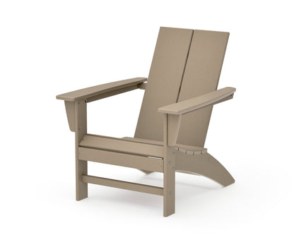 POLYWOOD Cottage Modern Adirondack Chair in Vintage Sahara