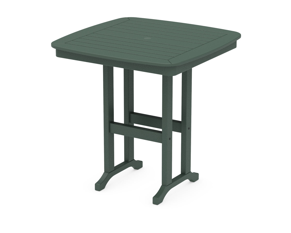 POLYWOOD Nautical 37" Counter Table in Green
