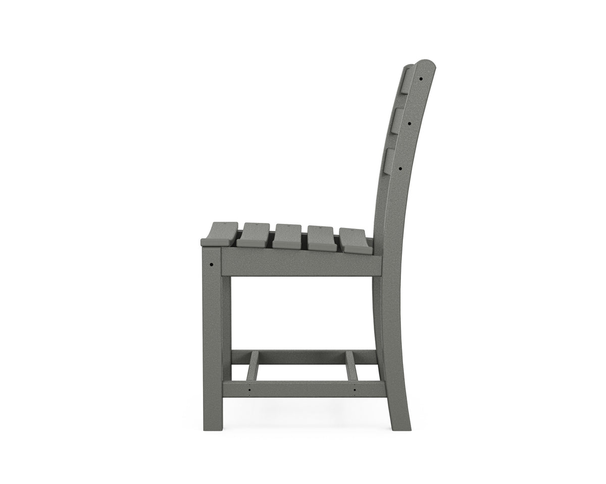 POLYWOOD La Casa Café Dining Side Chair angle view