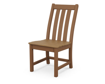 POLYWOOD Vineyard Dining Side Chair in Teak / Natural