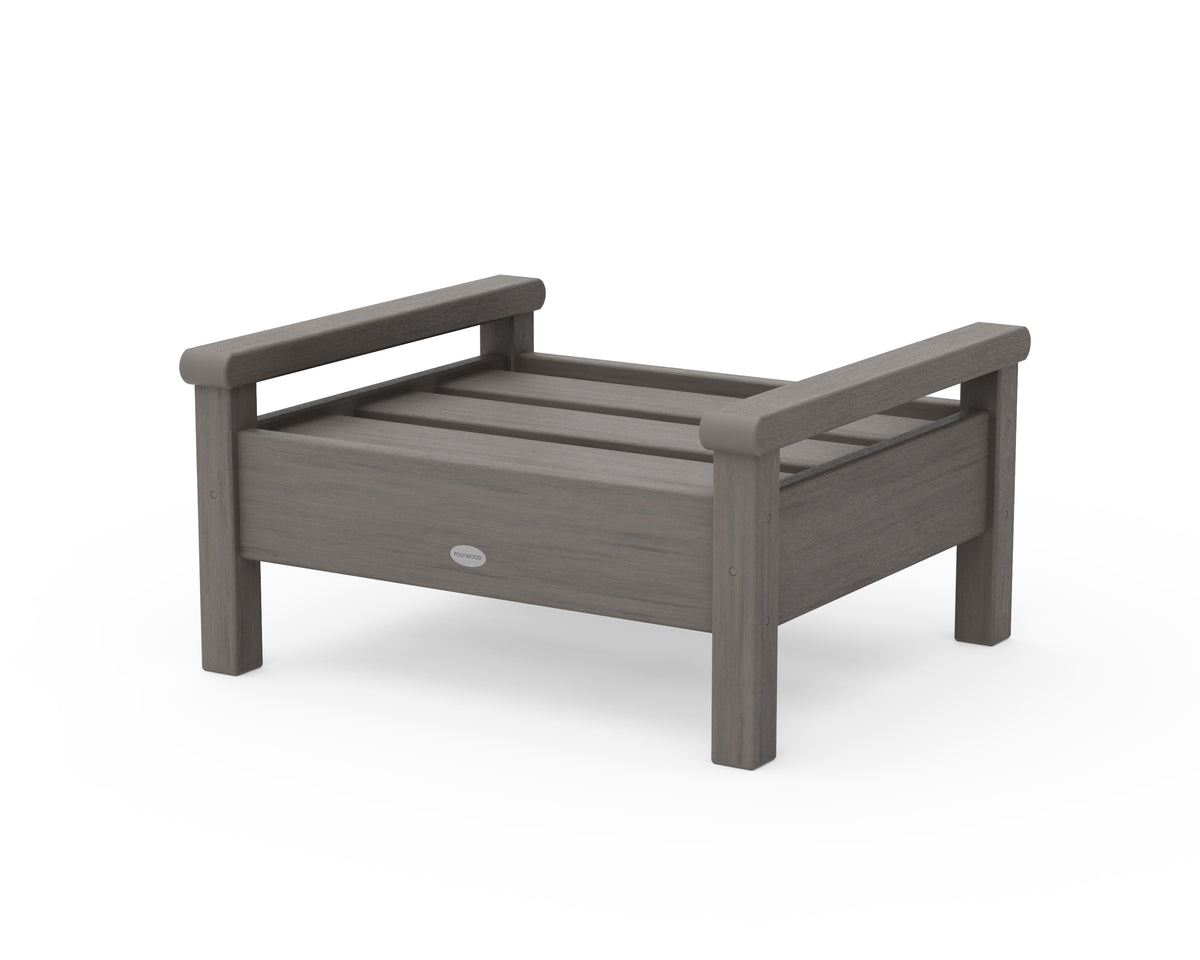 POLYWOOD Harbour Ottoman Frame in Driftwood