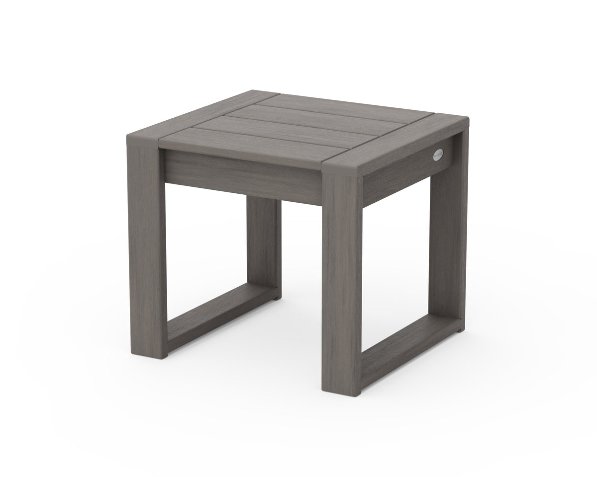 POLYWOOD EDGE End Table in Driftwood