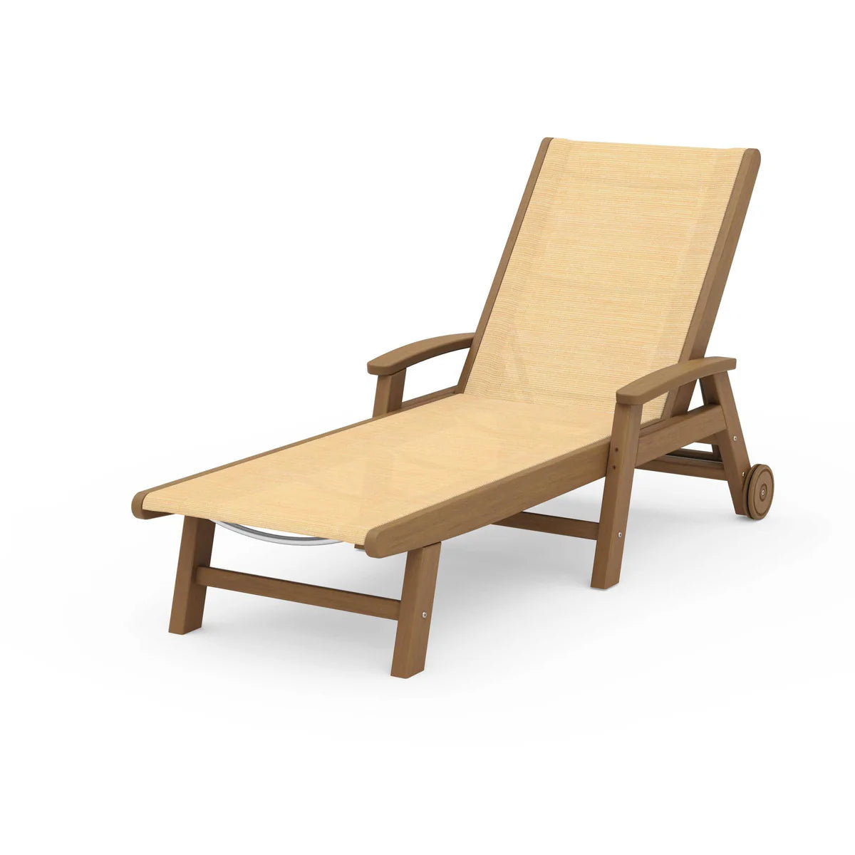 POLYWOOD Coastal Chaise with Wheels