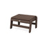 POLYWOOD Grand Adirondack Ottoman in Mahogany
