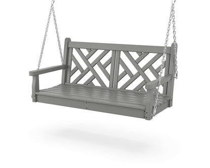 POLYWOOD Chippendale 48" Swing in Slate Grey