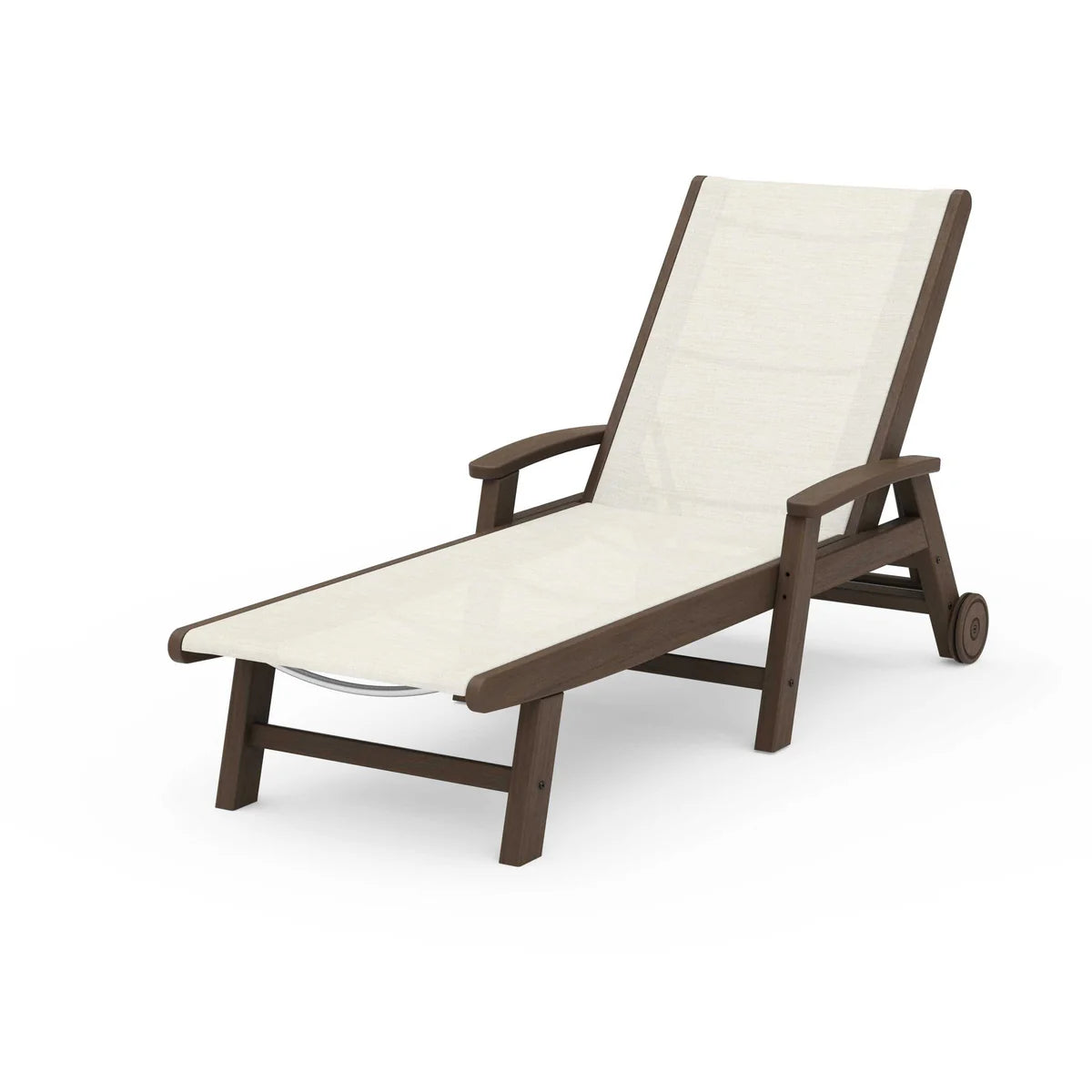 POLYWOOD Coastal Chaise with Wheels
