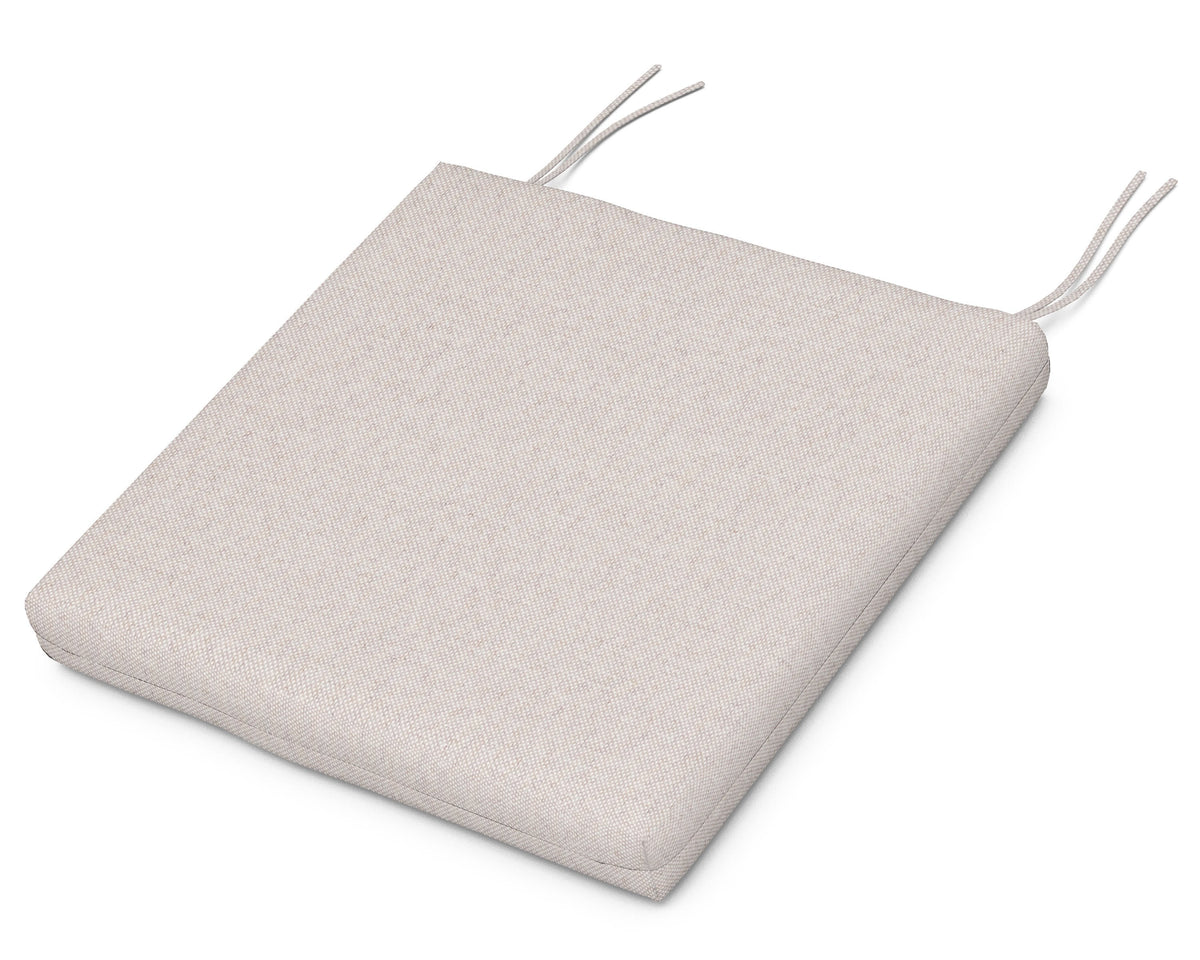 POLYWOOD Seat Cushion 17"D x 19"W x 2.5"H in Dune Burlap