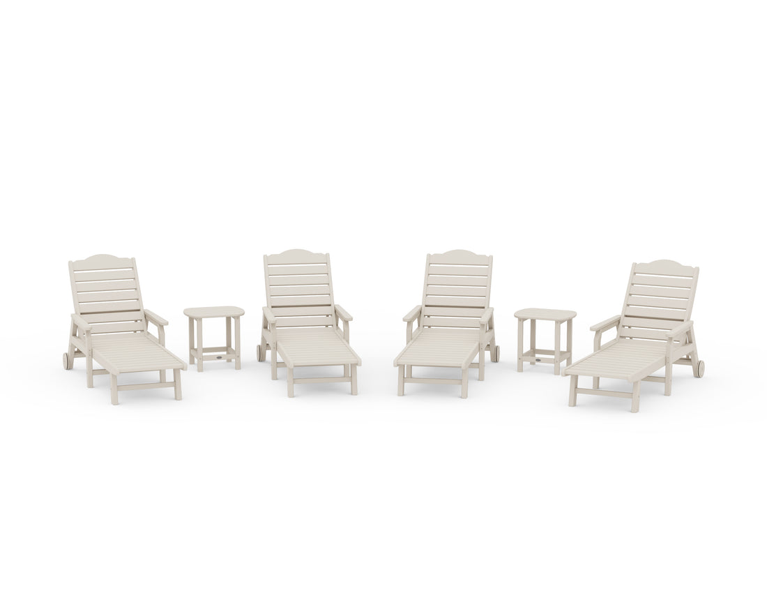 POLYWOOD Draper James Savannah 6-Piece Chaise Lounge Set in Sand