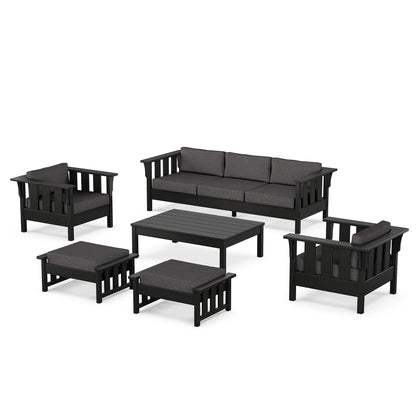 POLYWOOD Acadia 6-Piece Lounge Sofa Set