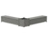 POLYWOOD 72" Country Living L-Shaped Planter Storage Bench Set - Large in Slate Grey