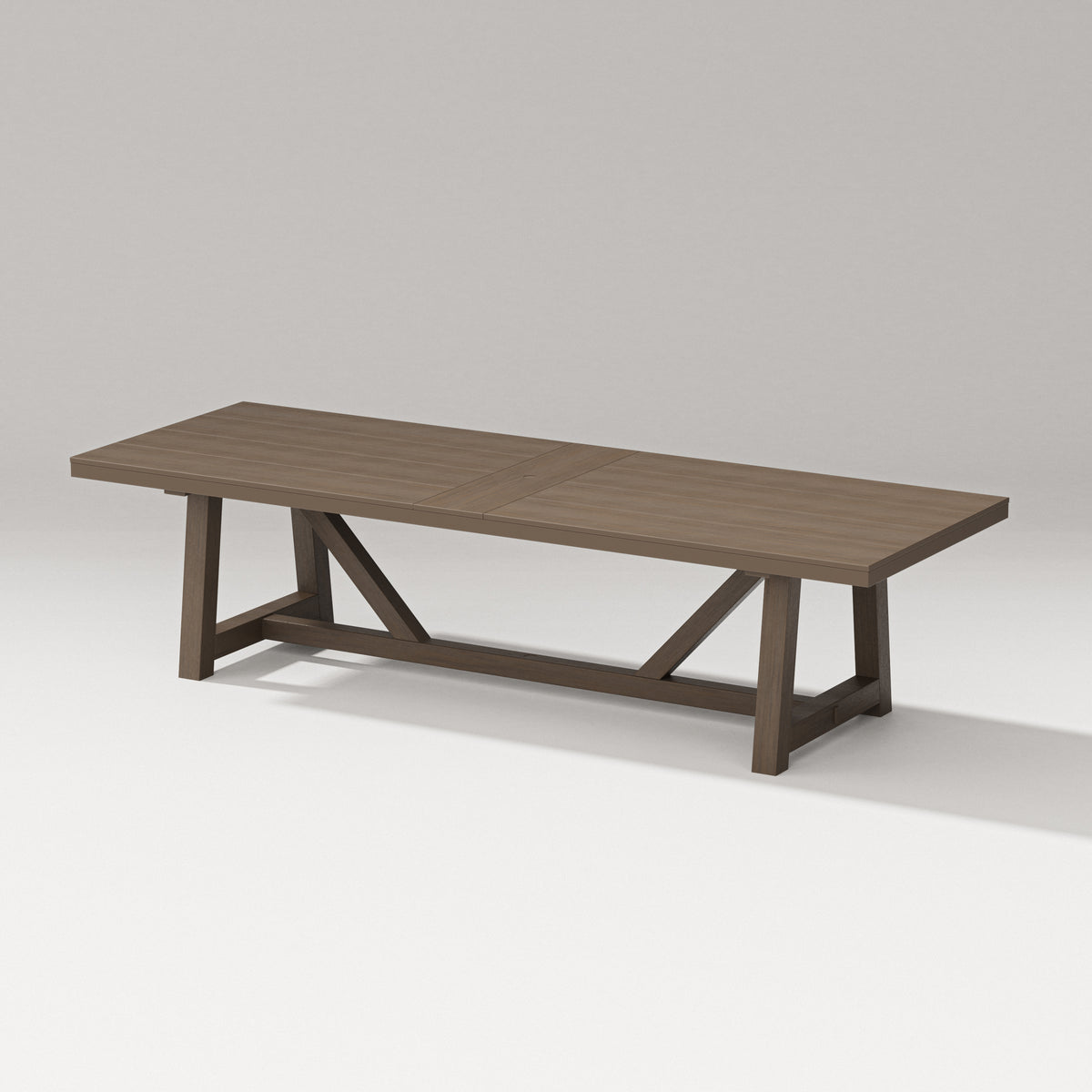 POLYWOOD PW Designer Series 120" A-Frame Dining Table in Kona
