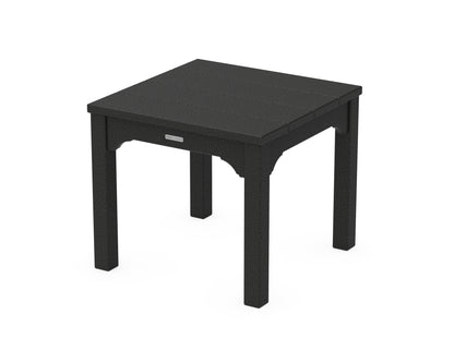 POLYWOOD Chinoiserie End Table in Black