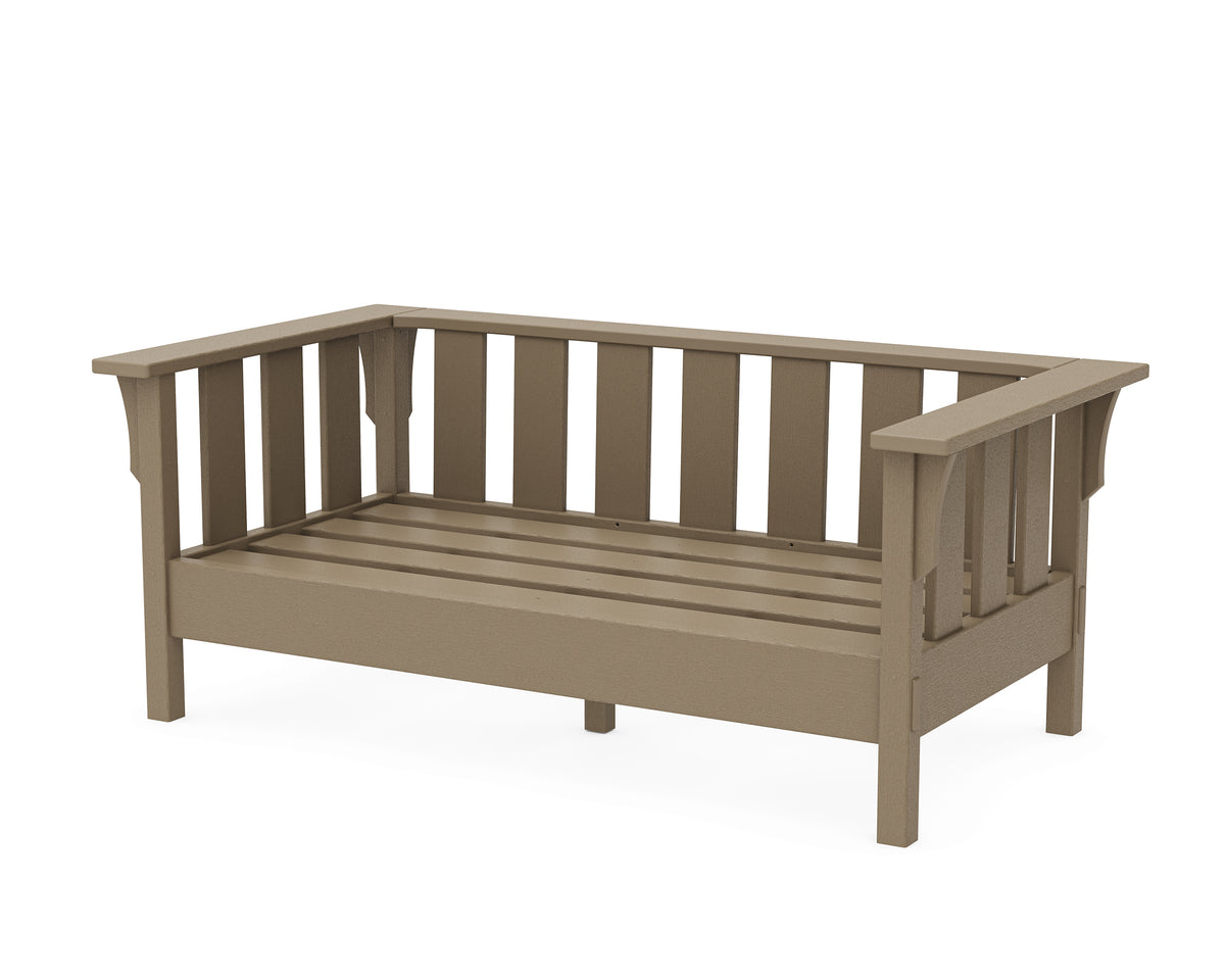 POLYWOOD Acadia Deep Seating Loveseat Frame in Vintage Sahara
