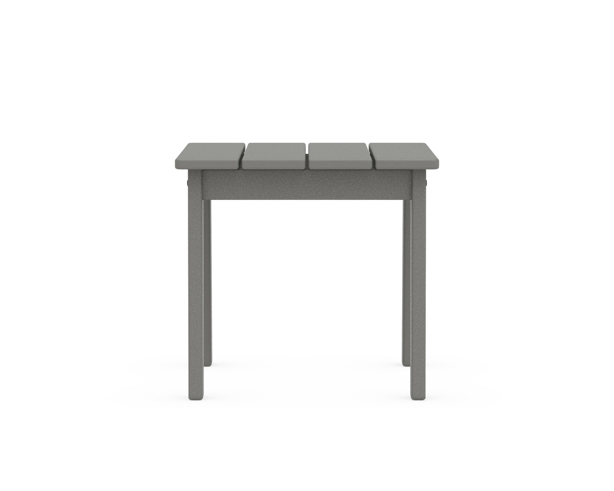 Alternate view of the POLYWOOD Lakeside End Table in Slate Grey