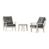 POLYWOOD Prairie 3-Piece Deep Seating Set in Sand