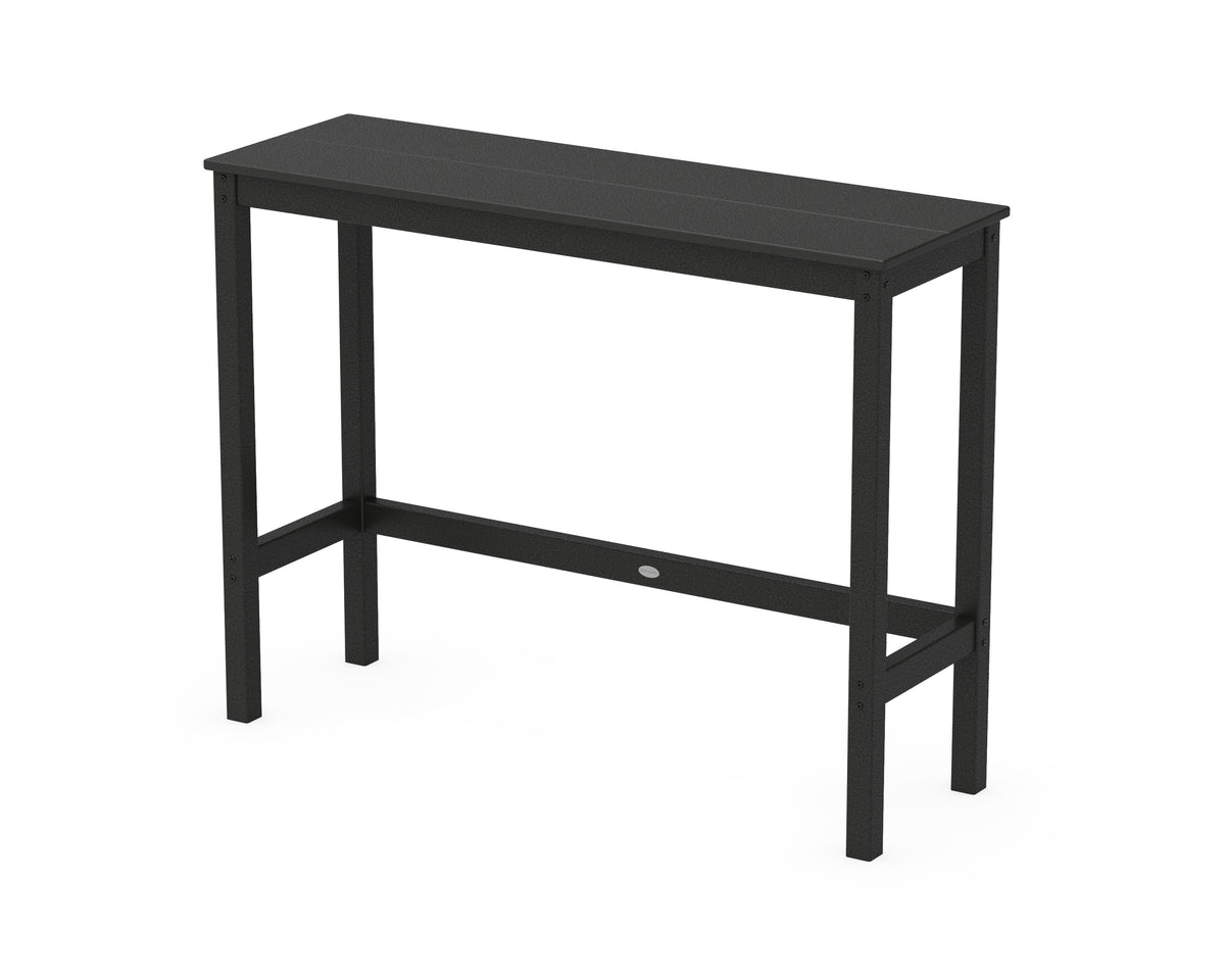 POLYWOOD Studio Balcony Bar Table in Black
