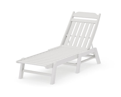 POLYWOOD Cottage Chaise in Vintage White