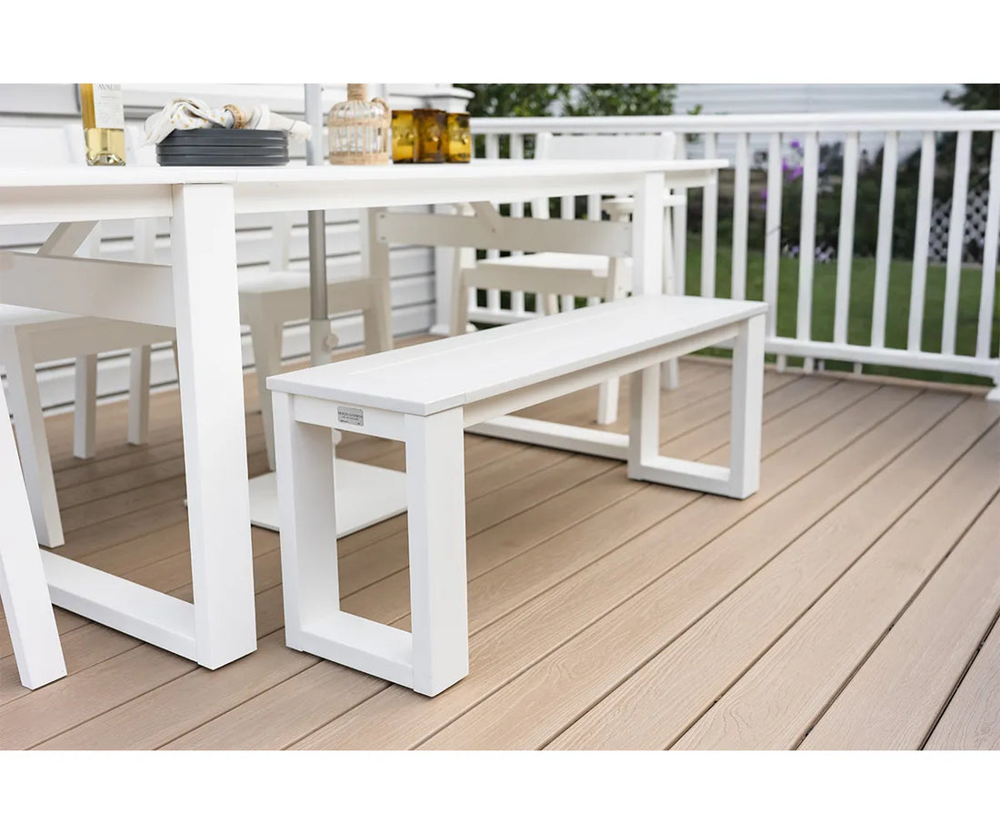 Berlin Gardens Calla 48" Dining Bench, lifestyle photo 2
