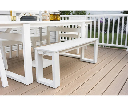 Berlin Gardens Calla 48" Dining Bench, lifestyle photo 2