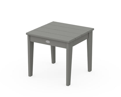 POLYWOOD Newport 18" Side Table in Slate Grey