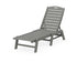 POLYWOOD Nautical Chaise in Slate Grey