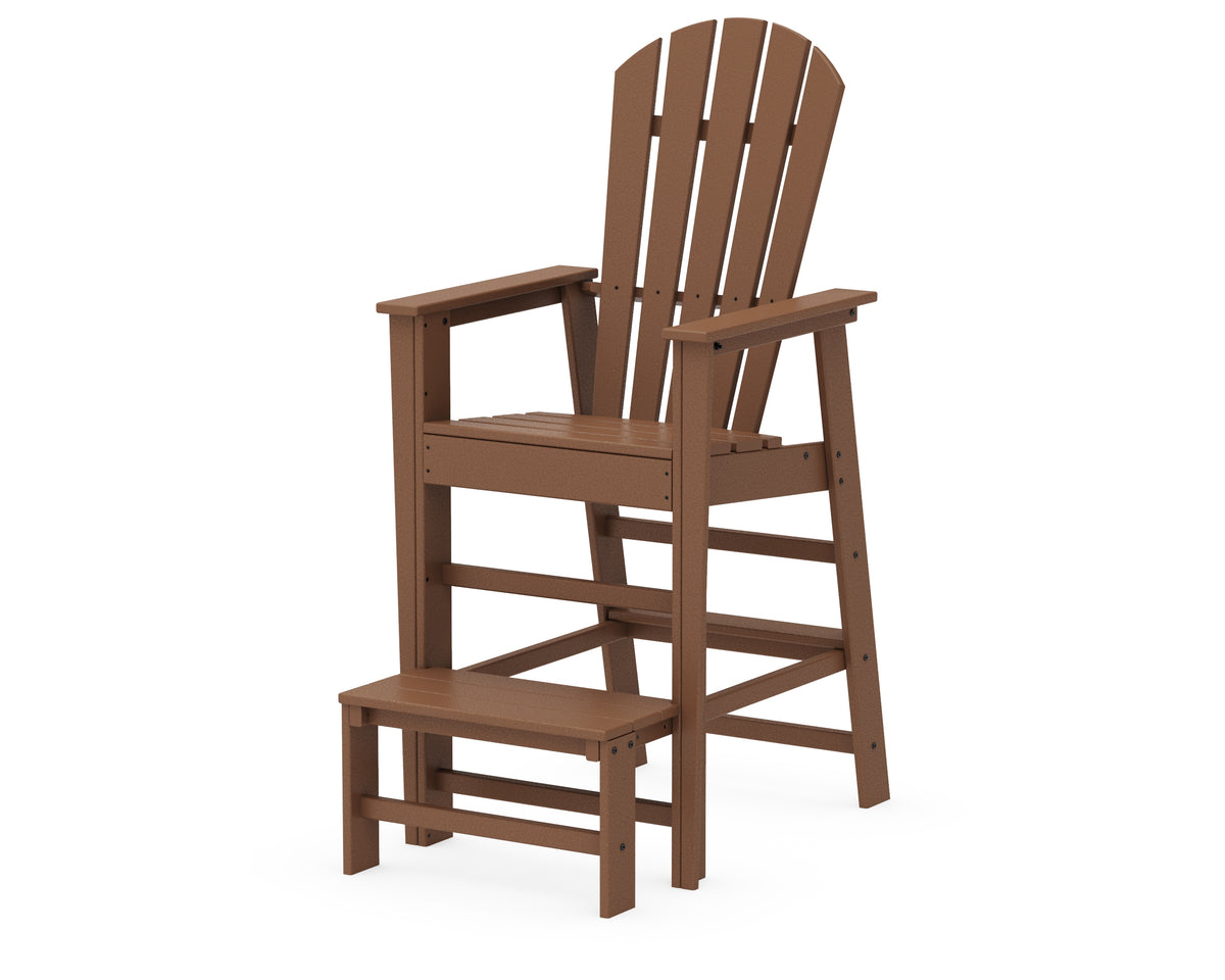 POLYWOOD South Beach Lifeguard Chair in Teak