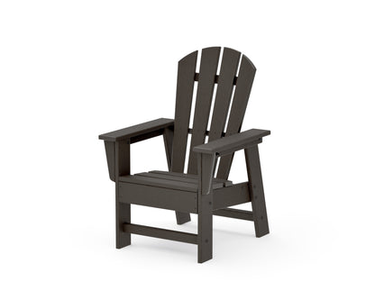 POLYWOOD Kids Adirondack Chair in Vintage Coffee