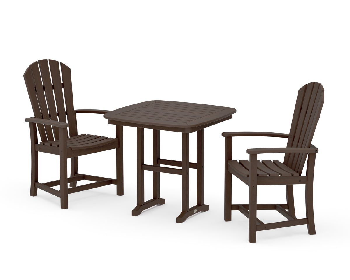 POLYWOOD Palm Coast 3-Piece Dining Set in Kona