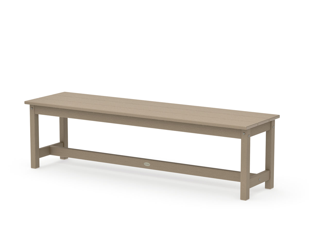 POLYWOOD 60" Planter Bench in Vintage Sahara